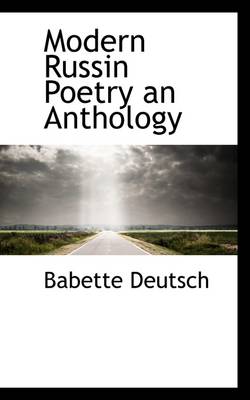 Book cover for Modern Russin Poetry an Anthology