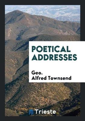 Book cover for Poetical Addresses