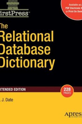 Cover of The Relational Database Dictionary