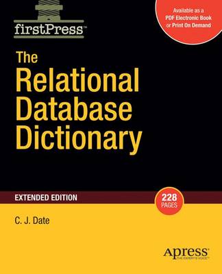 Book cover for The Relational Database Dictionary