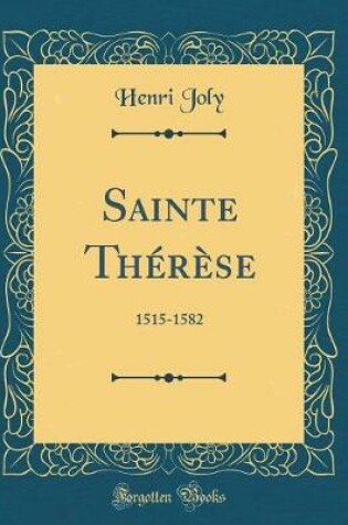 Cover of Sainte Therese