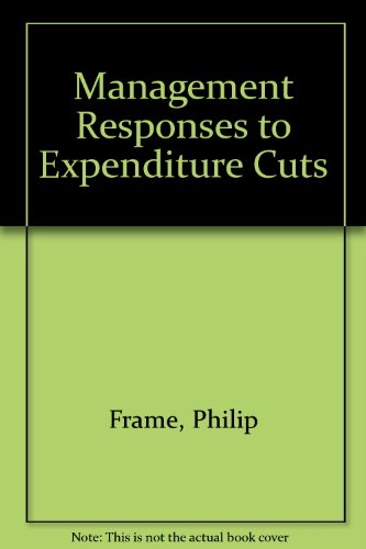 Book cover for Management Responses to Expenditure Cuts