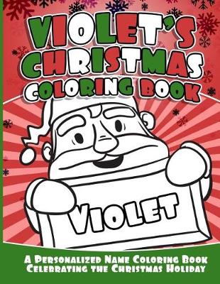 Book cover for Violet's Christmas Coloring Book