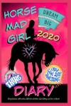 Book cover for Horse Mad Girl Diary 2020 - Daily Calendar, Affirmations, Reflection Activities, Goal Setting and Color-in Sheets