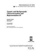 Cover of Targets and Backgrounds