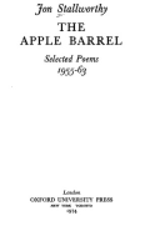Cover of Apple Barrel