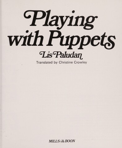 Cover of Playing with Puppets