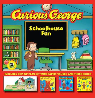 Book cover for Curious George Schoolhouse Fun