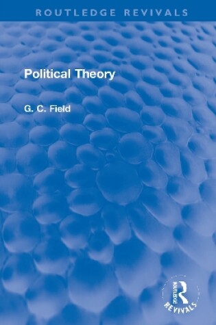 Cover of Political Theory