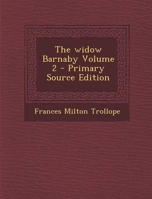 Book cover for The Widow Barnaby Volume 2