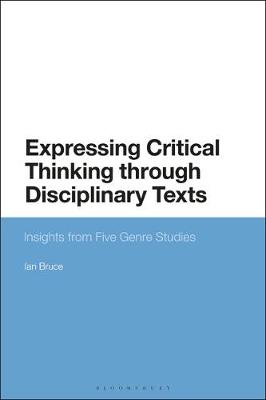 Book cover for Expressing Critical Thinking through Disciplinary Texts