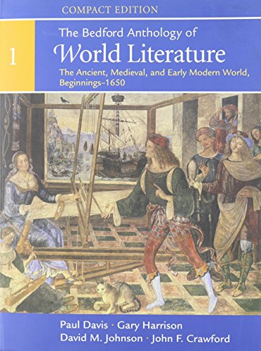 Book cover for Compact Bedford Anthology of World Literature V1 & V2