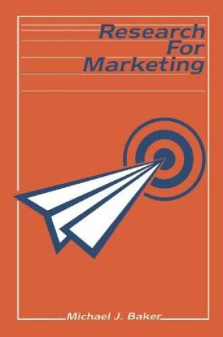 Cover of Research for Marketing