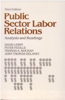 Book cover for Public Sector Labor Relations