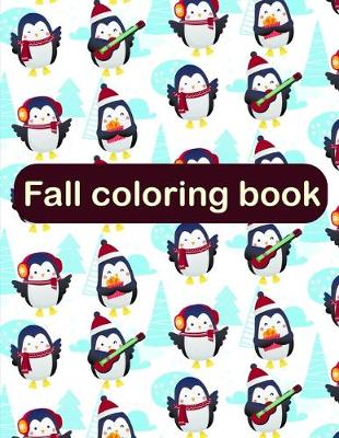 Book cover for Fall coloring book