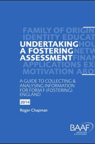 Cover of Undertaking a Fostering Assessment in England