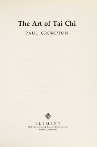 Cover of The Art of T'ai Chi
