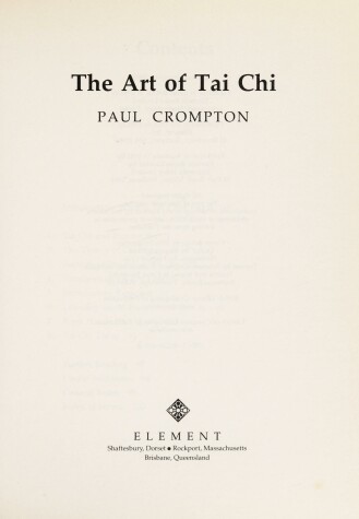 Cover of The Art of T'ai Chi