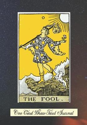 Book cover for The Fool One Card Draw Tarot Journal