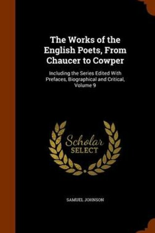 Cover of The Works of the English Poets, from Chaucer to Cowper