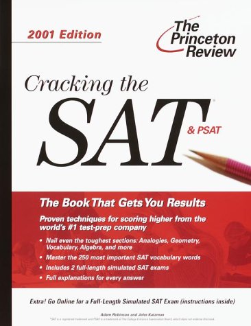Cover of Cracking the SAT, 2001 Edition