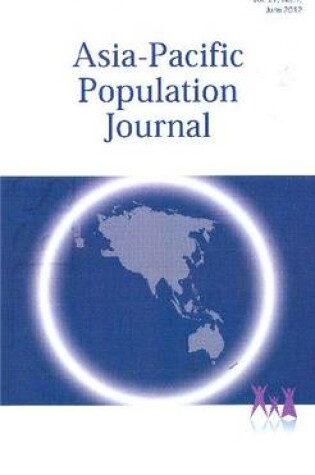 Cover of Asia-Pacific Population Journal, 2012