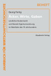 Book cover for Acker, Wirte, Gaben