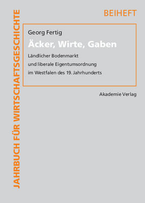 Book cover for Acker, Wirte, Gaben