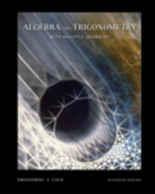 Book cover for Algebra and Trigonometry with Analytic Geometry