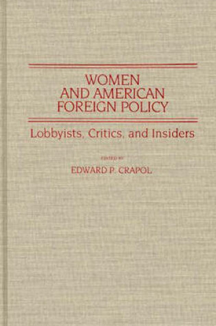 Cover of Women and American Foreign Policy