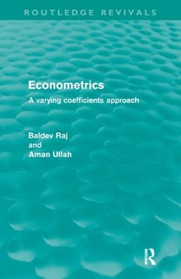 Book cover for Econometrics (Routledge Revivals)