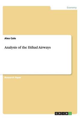 Book cover for Analysis of the Etihad Airways