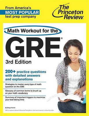Book cover for Math Workout for the GRE, 3rd Edition