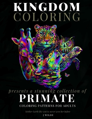 Book cover for A Collection of Primate Coloring Patterns for Adults