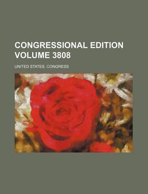 Book cover for Congressional Edition Volume 3808