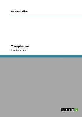 Book cover for Transpiration