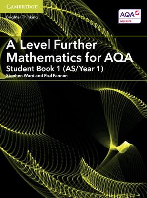 Cover of A Level Further Mathematics for AQA Student Book 1 (AS/Year 1)