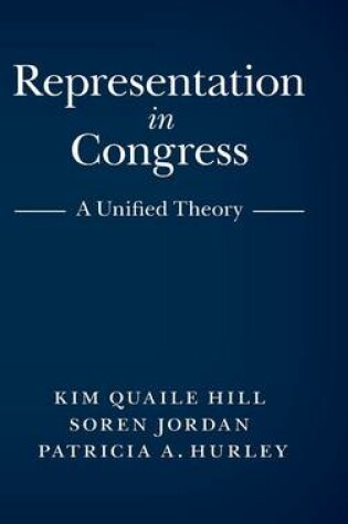 Cover of Representation in Congress