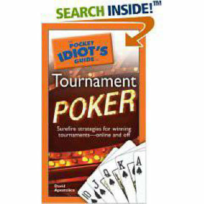 Book cover for Pocket Idiots Guide to Tournament Poker