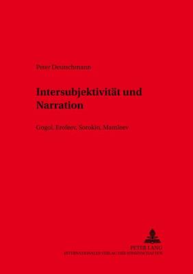 Book cover for Intersubjektivitaet Und Narration