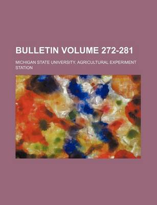 Book cover for Bulletin Volume 272-281