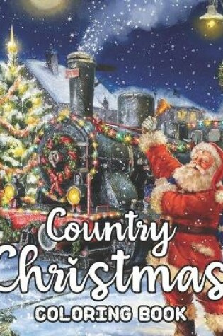 Cover of Country Christmas Coloring Book