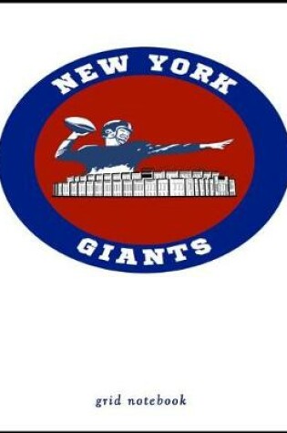 Cover of New York Giants grid notebook
