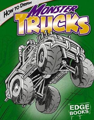 Book cover for How to Draw Monster Trucks