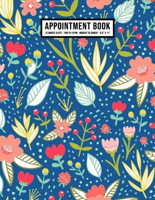 Book cover for Floral Appointment Book