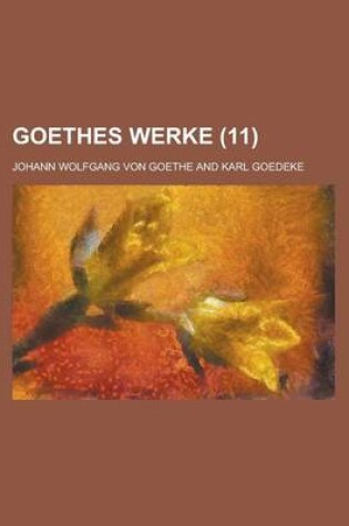 Cover of Goethes Werke (11)