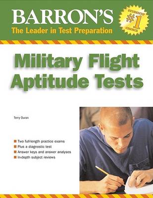 Book cover for Barron's Military Flight Aptitude Tests