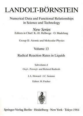 Book cover for Oxyl-, Peroxyl-, and Related Radicals / Oxy-, Peroxy- und verwandte Radikale