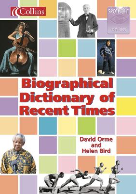 Book cover for Biographical Dictionary of Recent Times