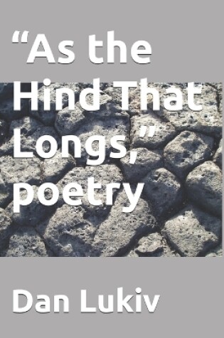 Cover of "As the Hind That Longs," poetry